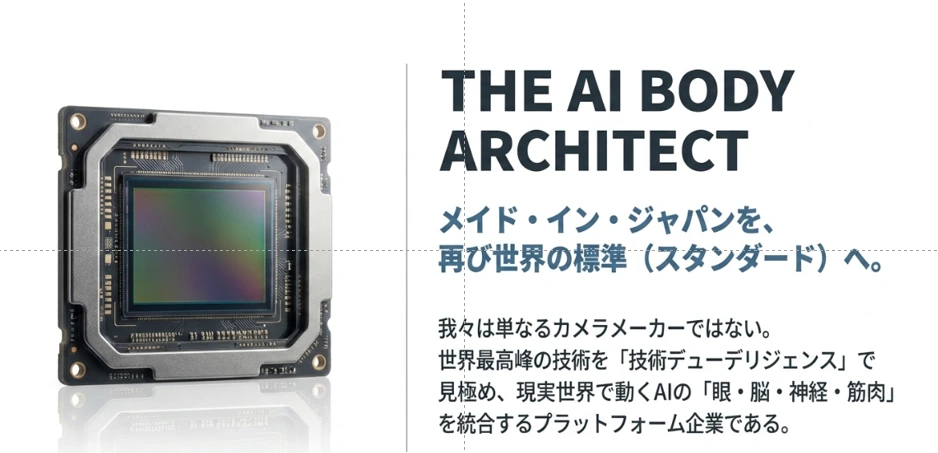 THE AI BODY ARCHITECT - カメラ、Edge AI、ロボティクスを統合するStandard Linkの企業像